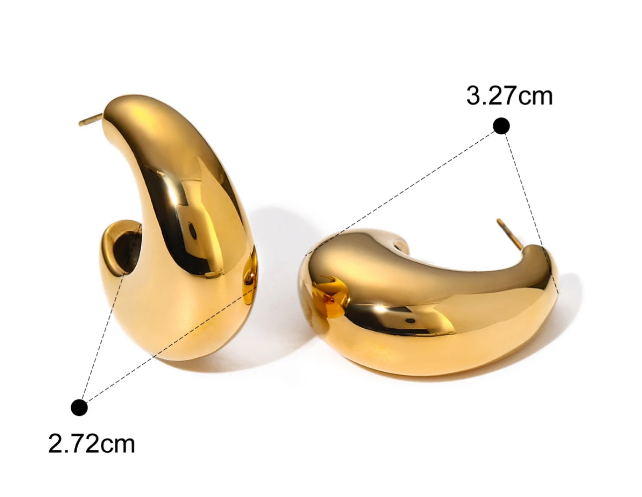 Gold Summer Holiday Earrings