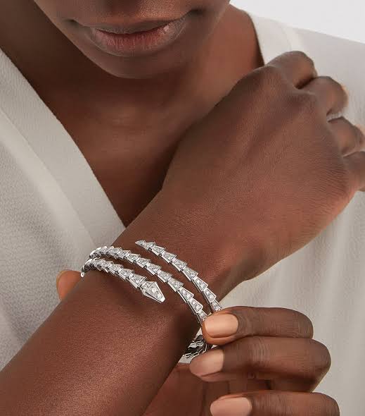 Silver Double Serpenti Cuff (925)