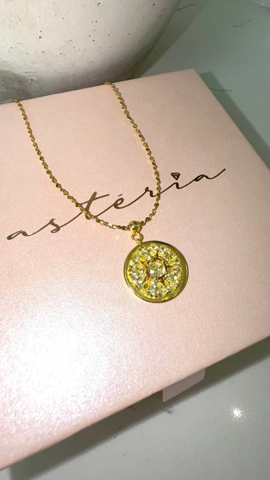 Elite Series Gold Lemonlicious Yellow Pear Charm (925, 18k Vermeil)