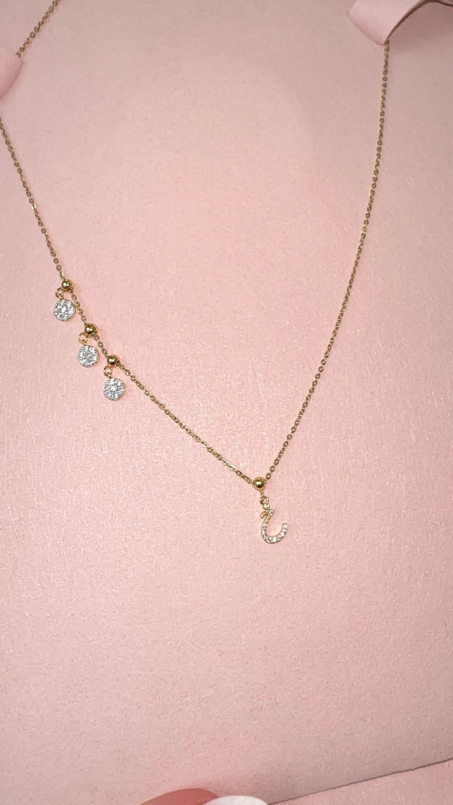 Elite Series Gold Arabic Khaa Initial Charm (925, Vermeil)