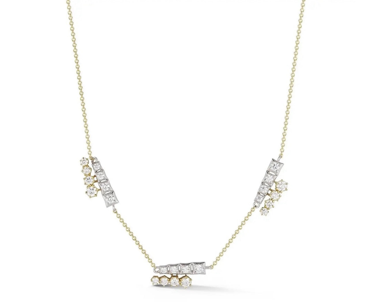 Be That Girl Gold NSCD Tennis Inspired Necklace (925, Vermeil)