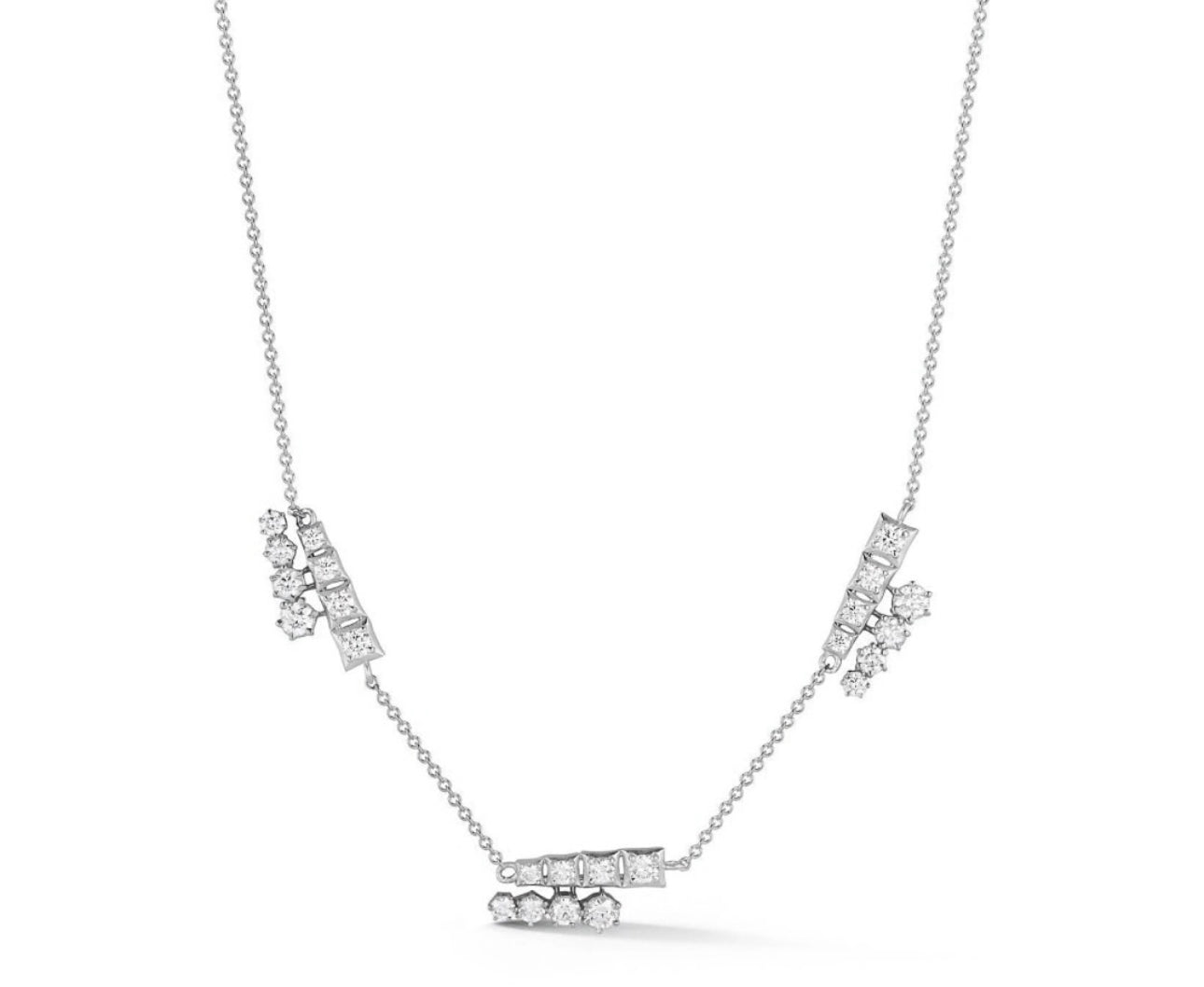 Be That Girl Silver NSCD Tennis Inspired Necklace (925, Vermeil)