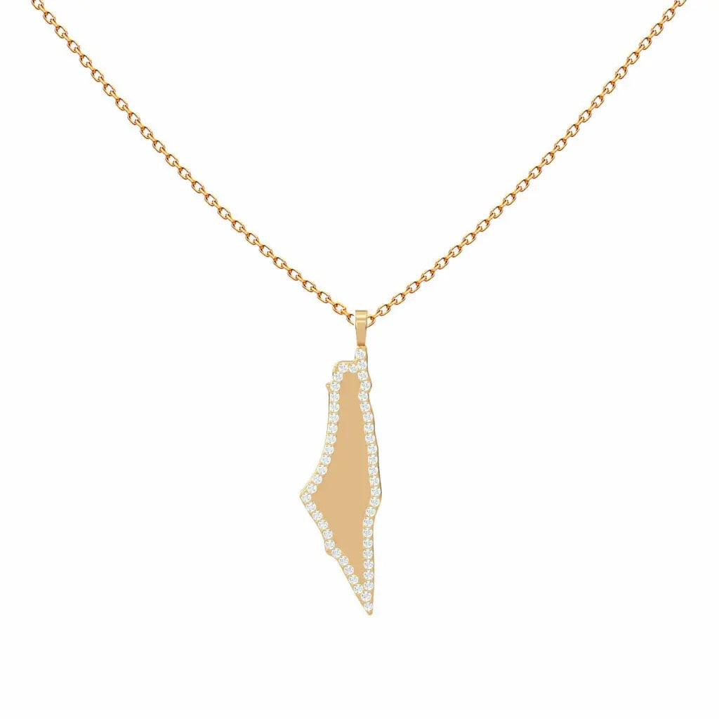 Ray Of Light Palestine Necklace (Gold, Silver, Rose, Black)