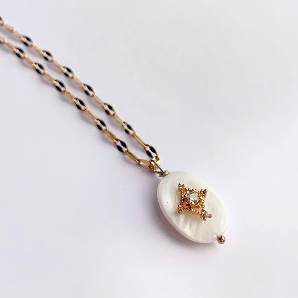 Gold Bohemian Tourmaline Lapis Lazuli Coin Charm Set