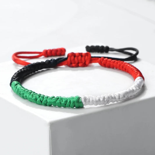 Palestine Rope Braid Bracelet
