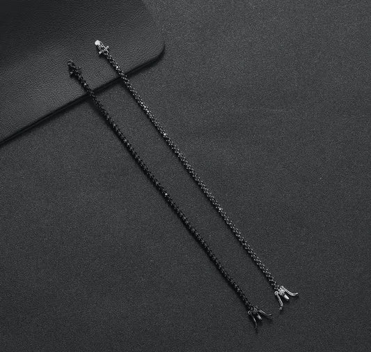 Ebony Tennis Bracelet (Mix Metal, 6 & 7 Inch)