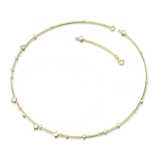 Gold Tennis Bar Necklace
