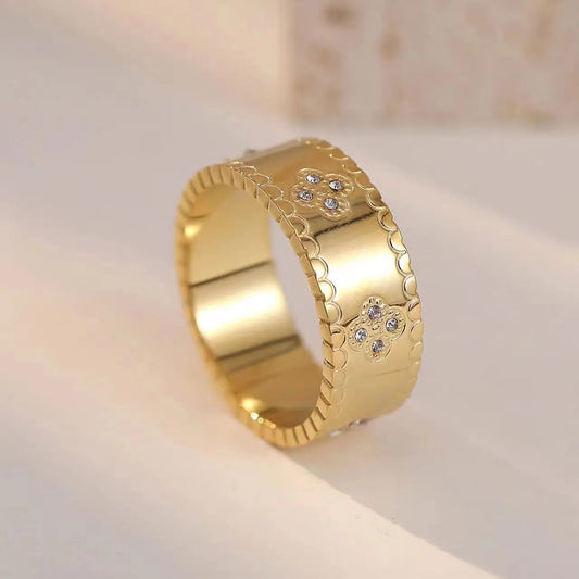 Gold Classic Ring (Stainless Steel)