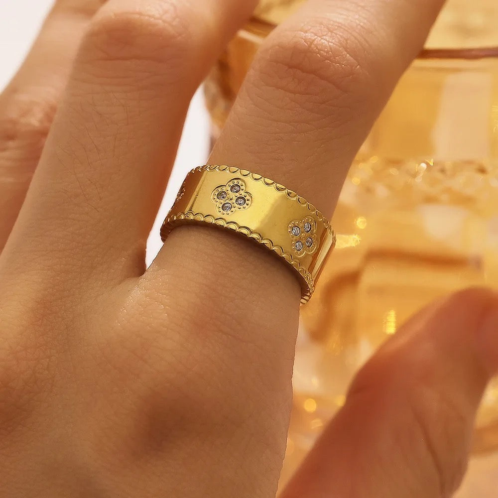 Gold Classic Ring (Stainless Steel)