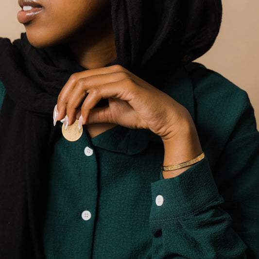 Adult Ayatul Kursi Cuff (Gold, Silver, Black)