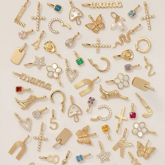 Chic Series Charmed (Stainless Steel, Paperclip & Rollolink Necklace & Bracelet)