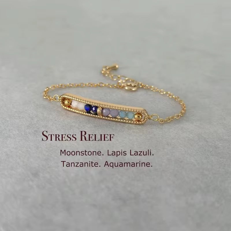 Bar Of Brilliance - “Stress Be Gone” Stress Relief Bracelet