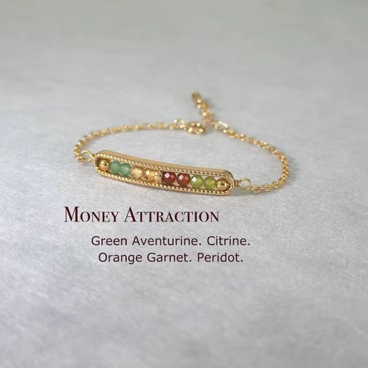 Bar Of Brilliance - “Money On My Mind” Abundance Attraction Bracelet