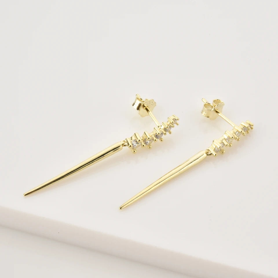 Gold Dubai Earring