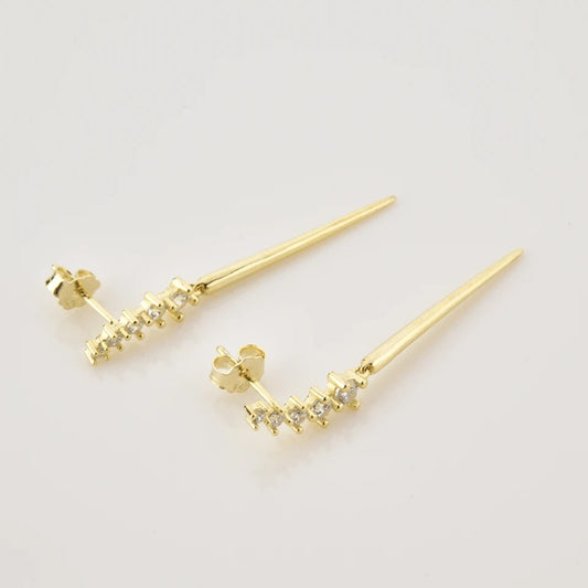 Gold Dubai Earring