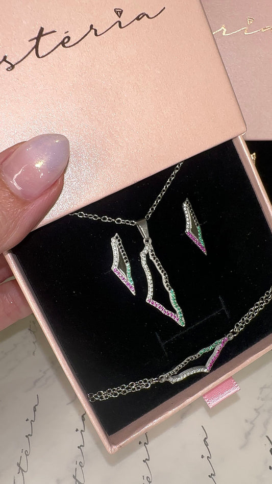 Silver Colour Cubic Map Set