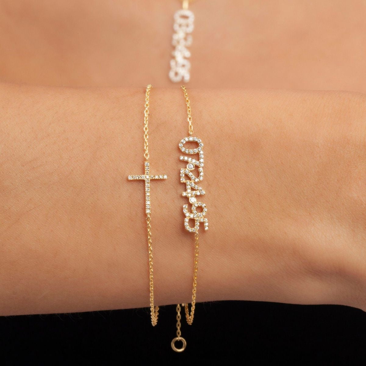 Numerology Bracelet (Gold, Silver, Rose)