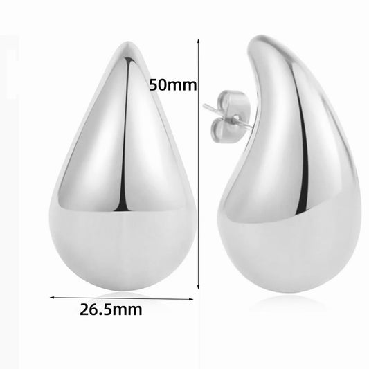 Silver Luxottica WaterDrop Earring