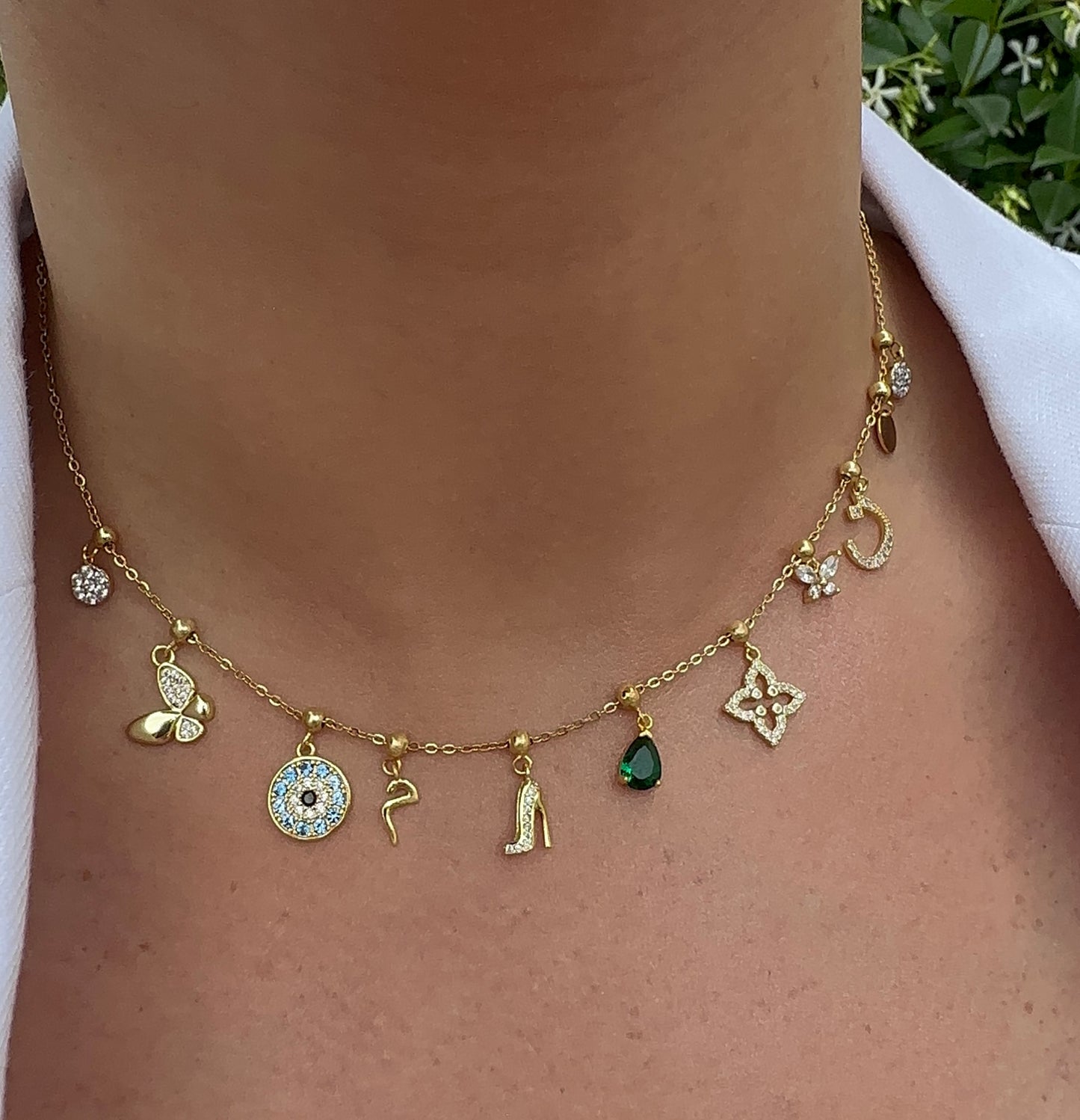 Elite Series Gold High Heel NSCD Shoe Charm (925, Vermeil)