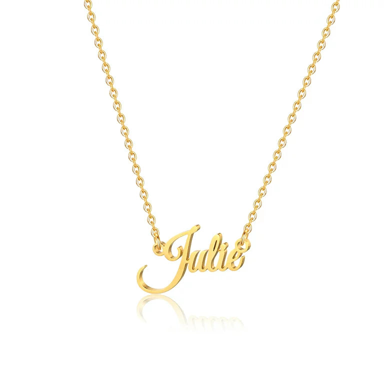 Personalised Kids Nameplate Necklace (Gold, Silver, Rosegold)
