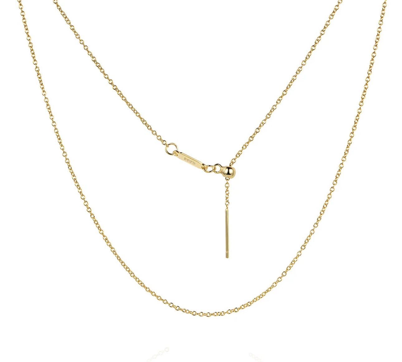 Elite Series Gold Charm Necklace (925, Vermeil)