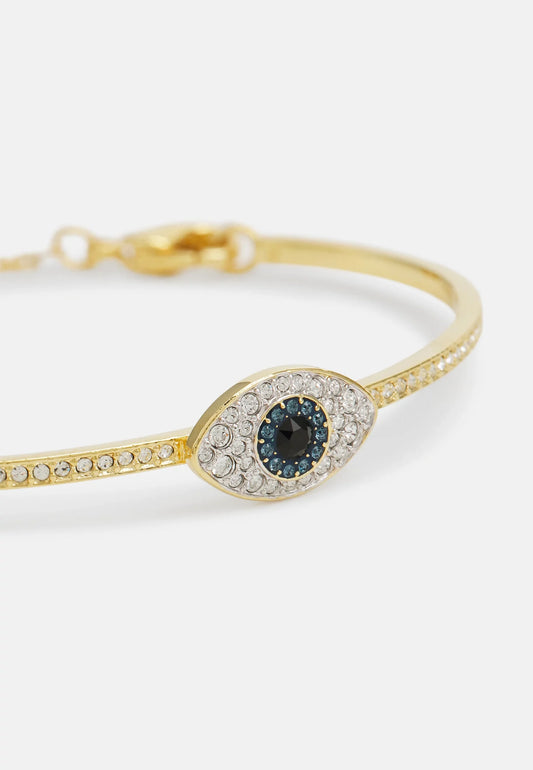 Gold Moonkissed Evil Eye Bangle