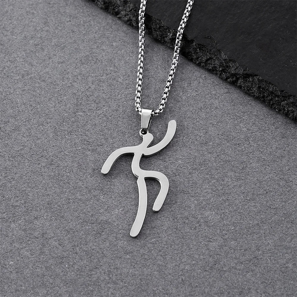 Men’s Sport Runner Pendant Necklace (60cm)