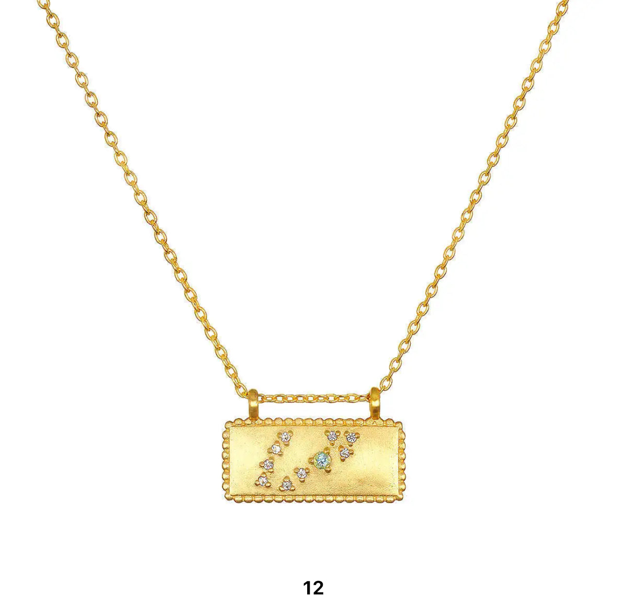 Starstruck Birthstone Bar Necklace