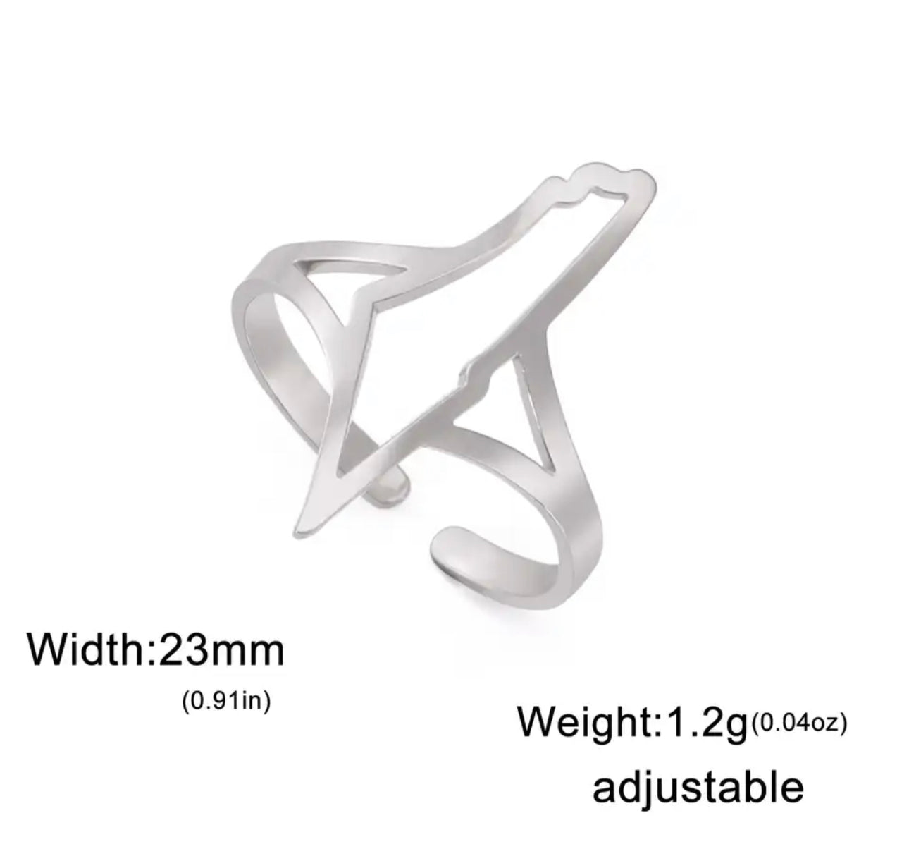 Silver Palestine Ring (Adjustable)