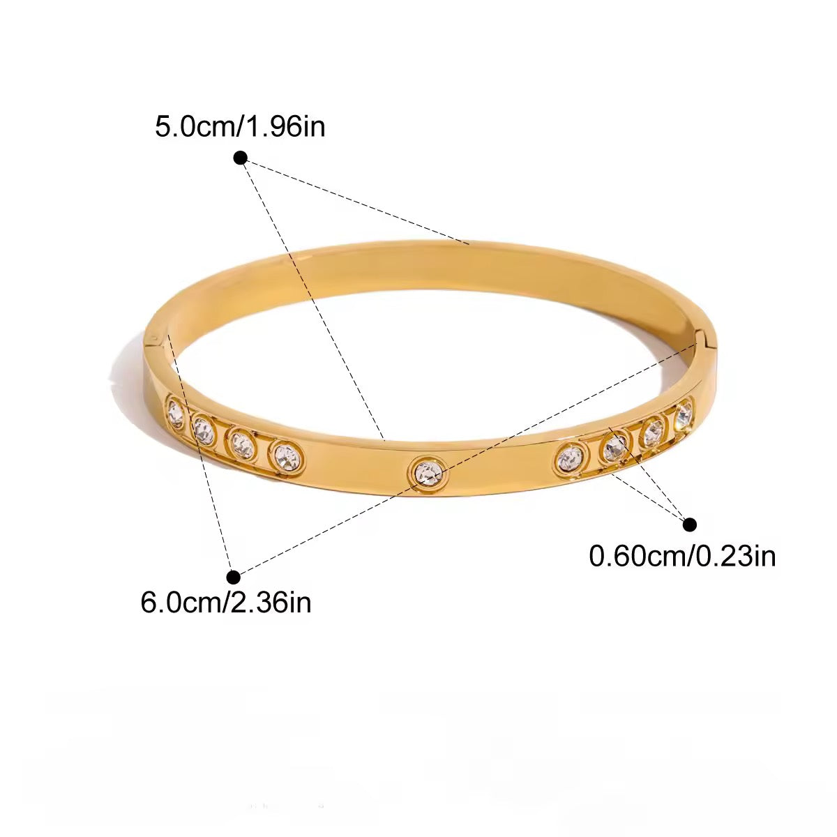 Gold City Glitz Bangle