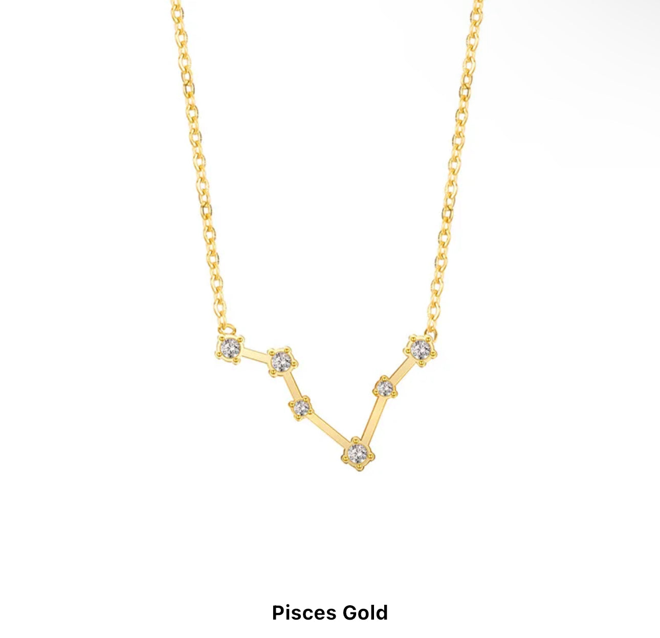 Gold Constellation Necklace (S. Steel)