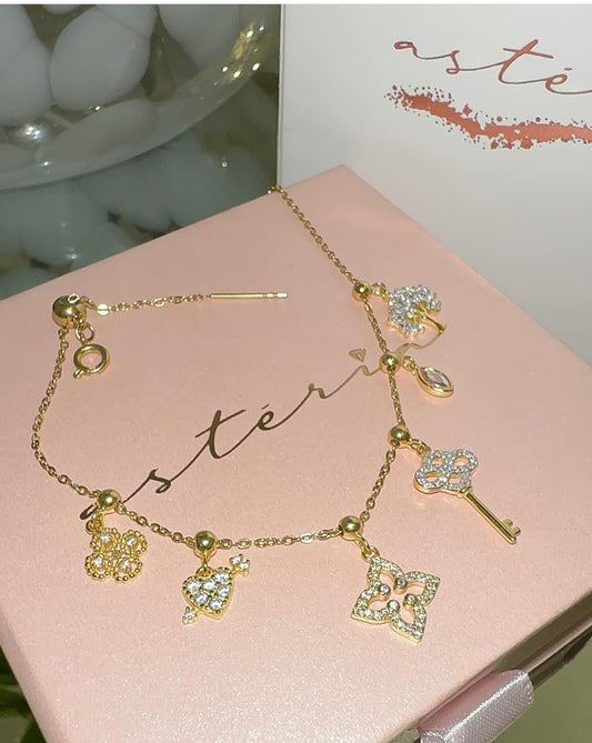 Elite Series Marquise Opal Charm (925, Vermeil)