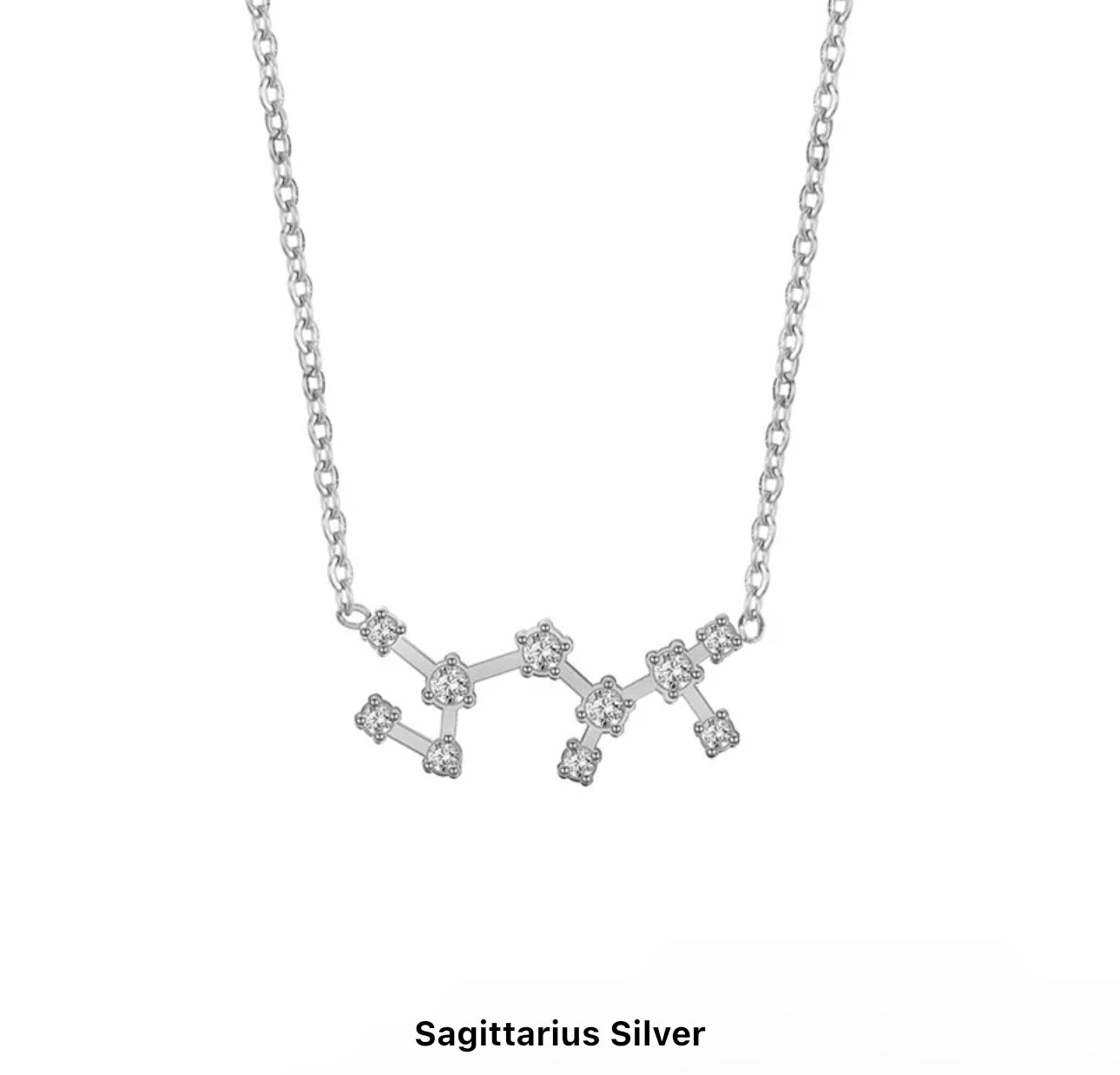 Silver Constellation Necklace (S.Steel)