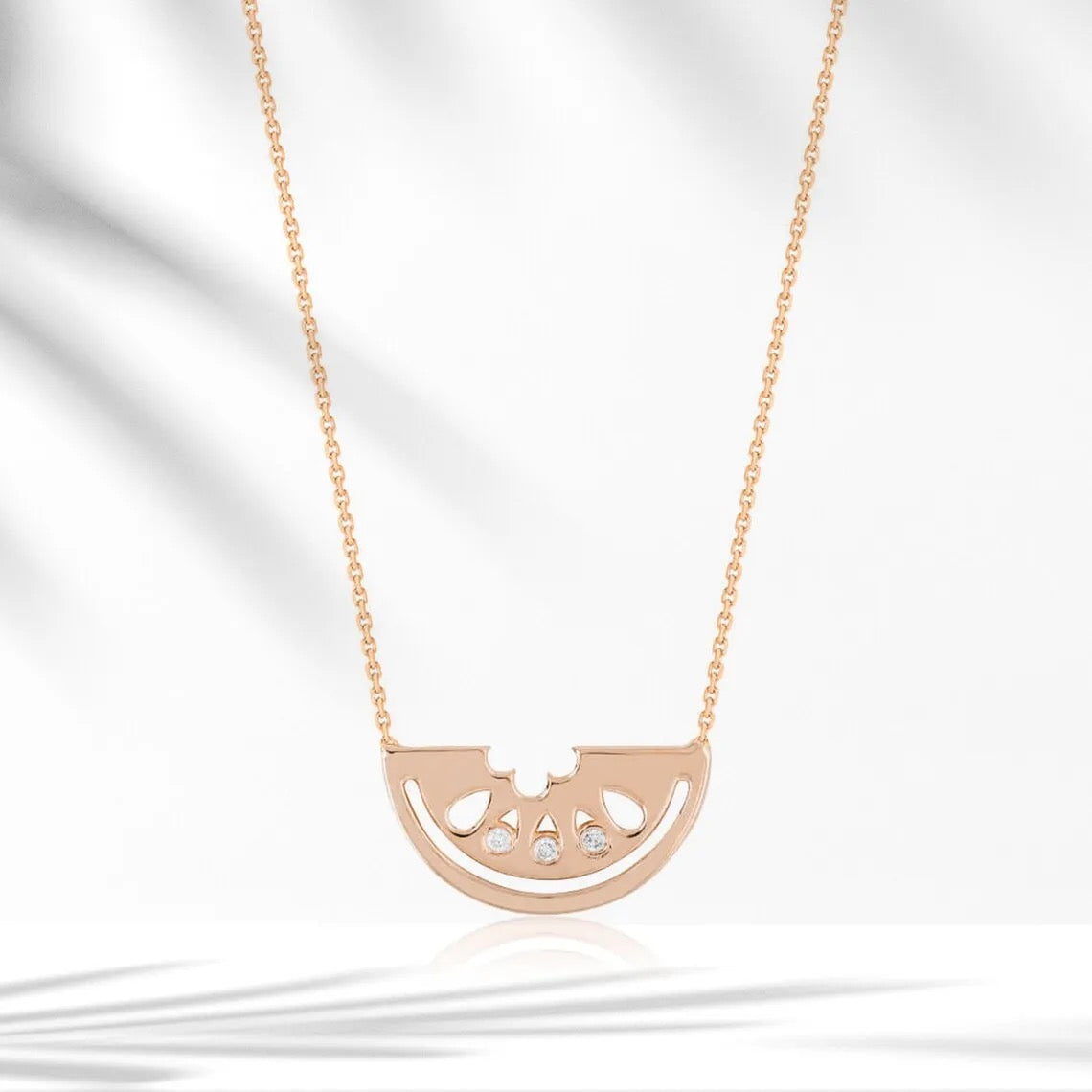 Watermelon Love Necklace (Gold, Silver, Rose)