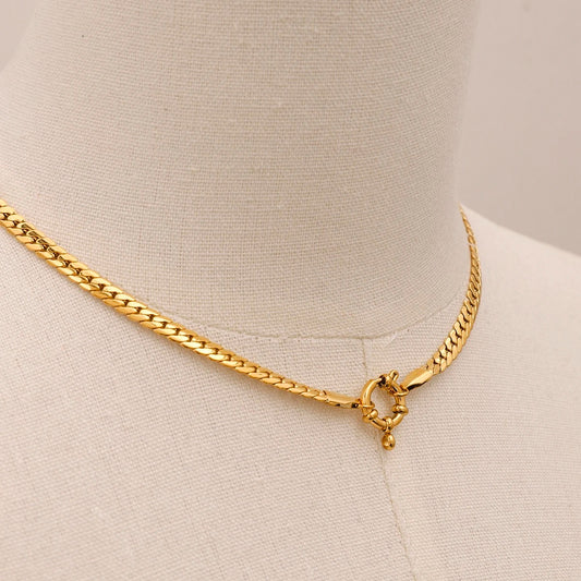 Millenial Series Charm Necklaces (Paperclip & Curb)