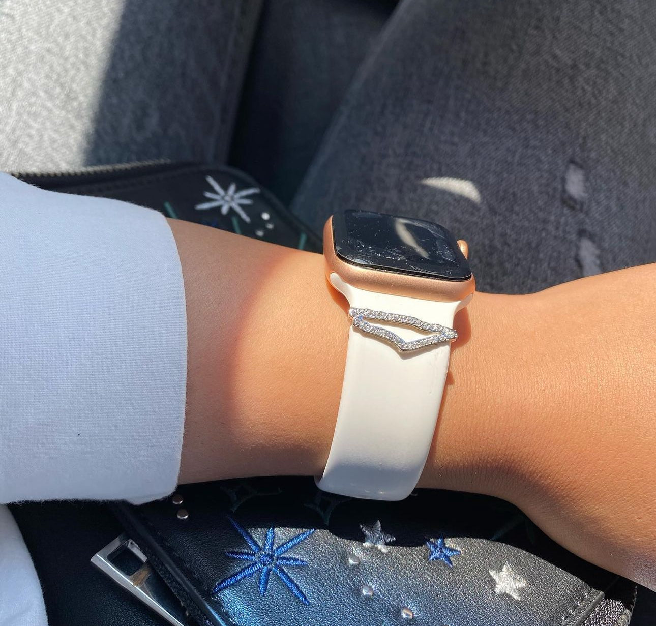 Pave NSCD Palestine Watch Slider Clip (Gold, Silver, Rose, Black)