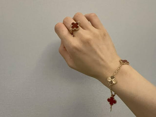 Rose Gold & Vixen Reversible Ring (925, Vermeil)