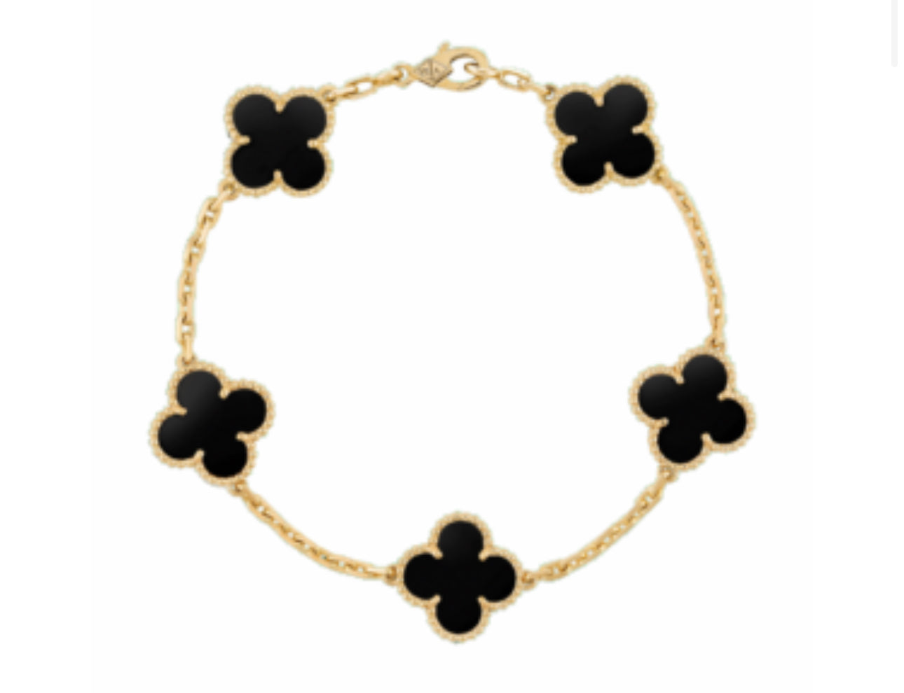 Ayesha Seedat Black & Gold Clover Set