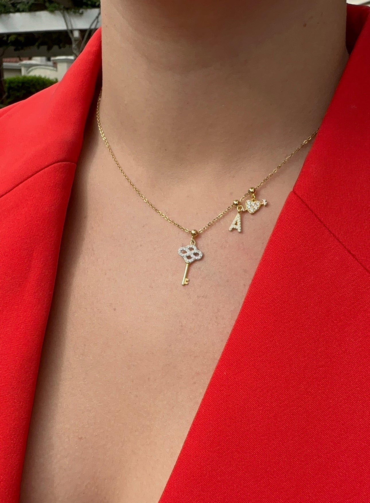 Elite Series Gold Key Of Life Charm (925, Vermeil)