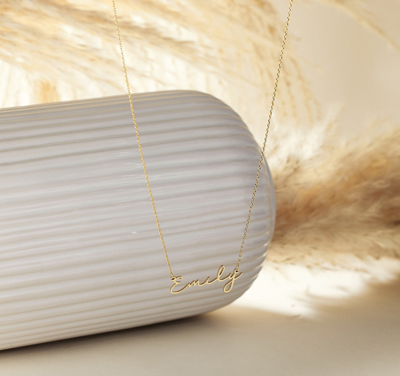 Personalised Perfect Script Name Necklace (Gold, Silver, Rose)