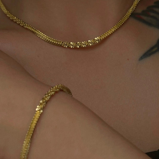 Gold Glitz Necklace