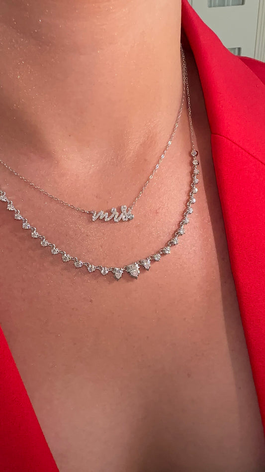 “Mrs” NSCD Necklace (925 18k Vermeil, Gold & Silver)