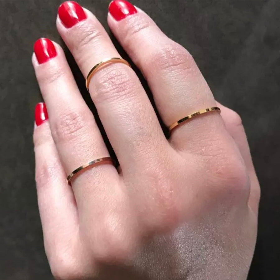 Rose Gold Minimalist Ring