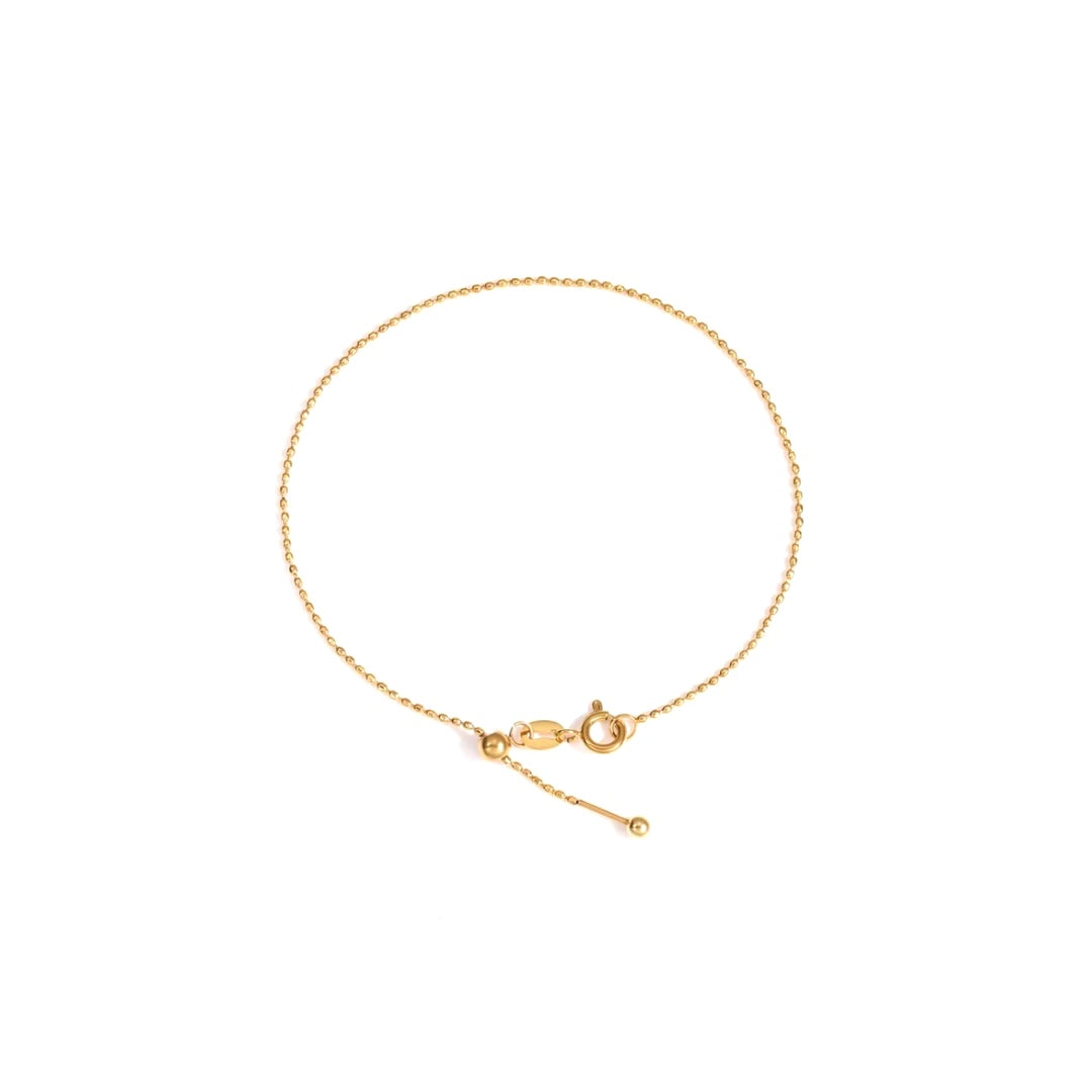 Elite Series Gold Bead Ball Pinlock Bracelet