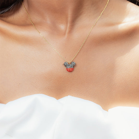 oh my darling Mickey Necklace-1