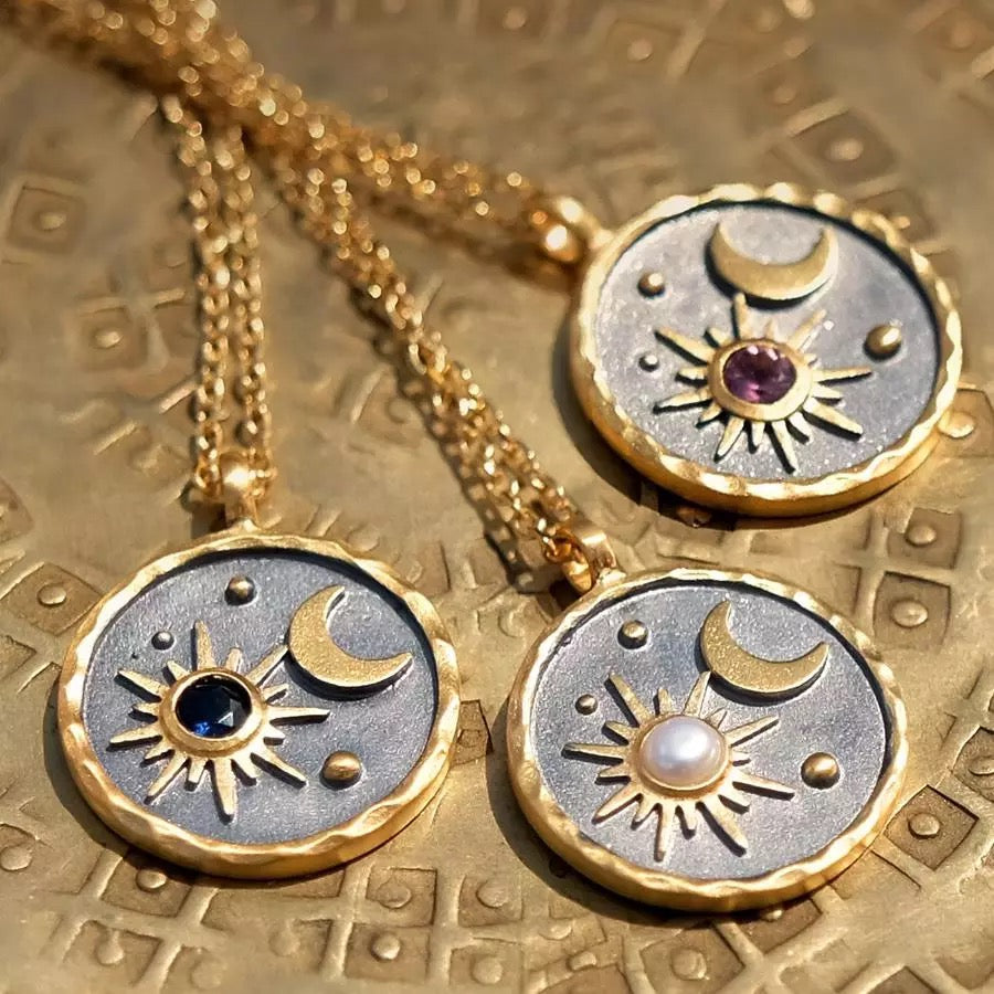 Mystical Birthstone Pendant Necklace
