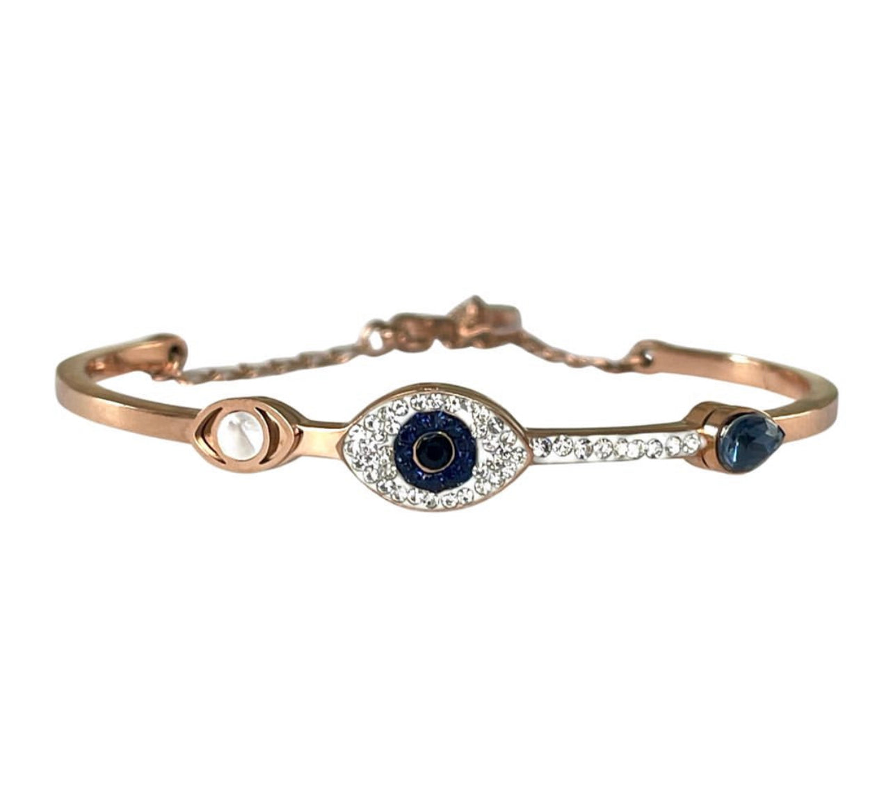 Updated London Blue Evil Eye Bangle