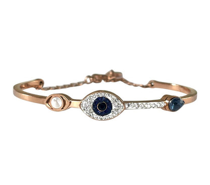 Updated London Blue Evil Eye Bangle