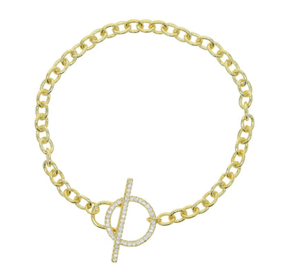 Gold Anchor Bracelet