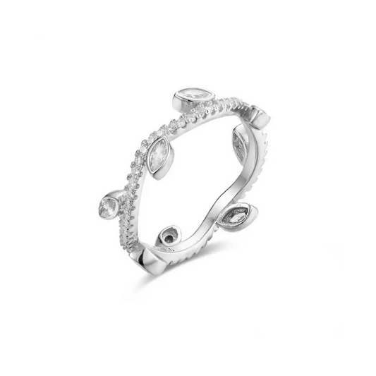 Silver Wreath Eternity band